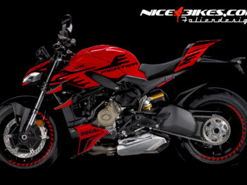 Foliendesign Ducati Streetfighter V4 Magic Black 2023-24