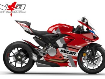 Foliendesign DUCATI V2 (Bj. 2020) Color Line