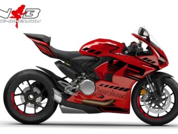 Foliendesign DUCATI V2 (Bj. 2021-24) Magic Black