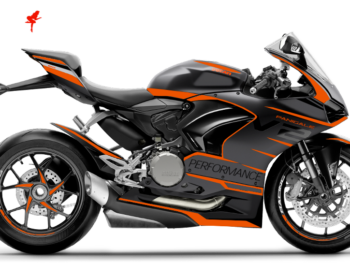 Foliendesign Ducati Panigale V2 2024 Evil Orange