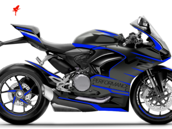Foliendesign Ducati Panigale V2 2024 Racing Blue
