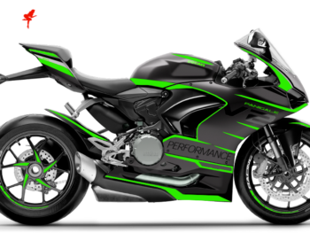 Foliendesign Ducati Panigale V2 2024 Limegreen