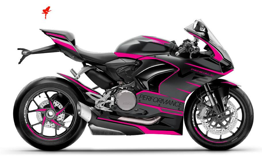 Foliendesign Ducati Panigale V2 2024 Pretty Pink