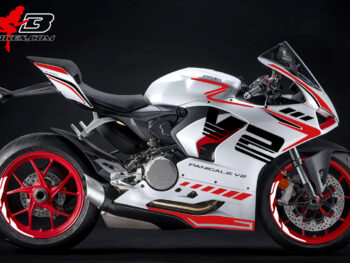 Foliendesign DUCATI V2 (Bj. 2021) Racing Red