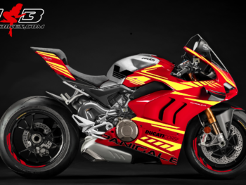 Foliendesign DUCATI Panigale V4R Bj. 2020 Neon Yellow