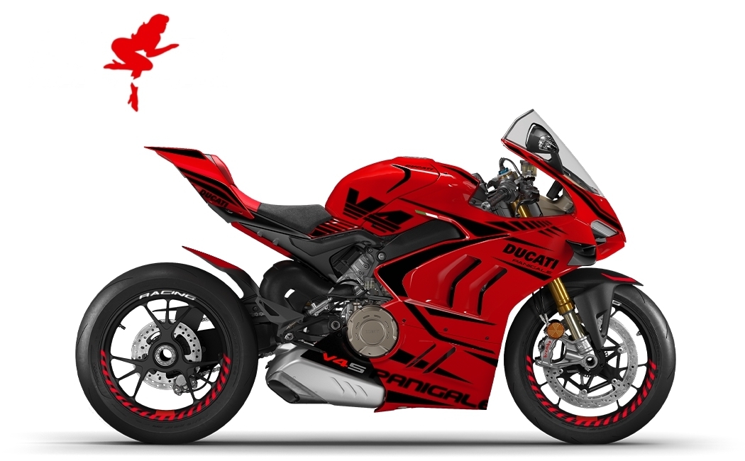 Foliendesign Panigale V4 Magic Black 2022