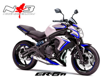 ER-6N Dekor blau auf weißer Maschine