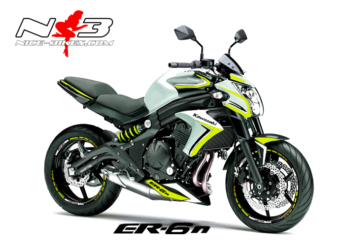 ER-6N Dekor Gelb auf weißer Maschine