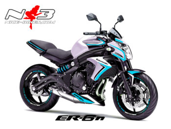 ER-6N Dekor hellblau auf weißer Maschine