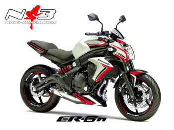 ER-6N Dekor Rot auf weißer Maschine