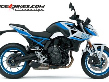 Foliendesign Suzuki GSX-8S 23W Light Blue