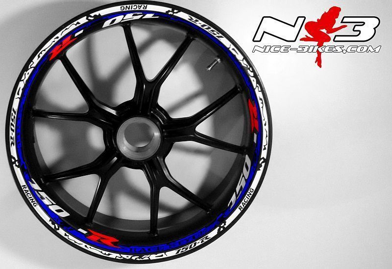 RACE Style Suzuki GSXR 750 weiß blau