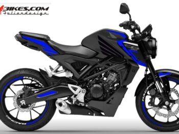 Foliendesign CB125R Racing Blue