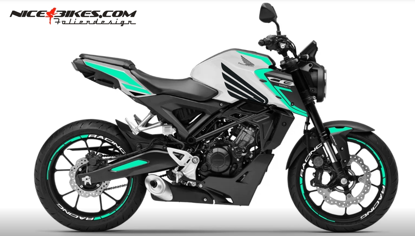 Foliendesign CB125R Miami Blue