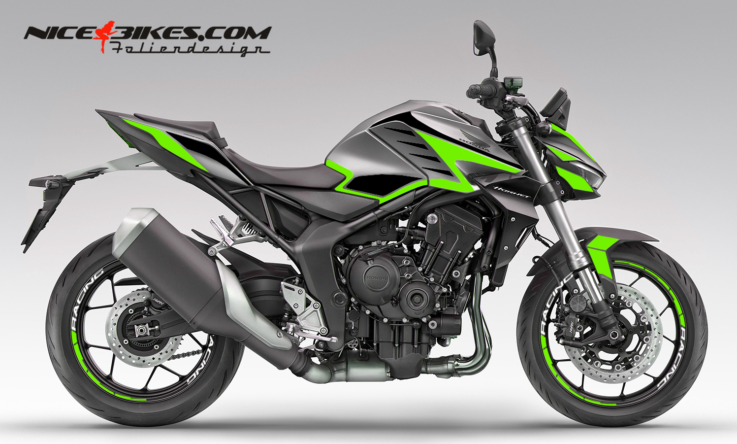 Foliendesign CB1000 Hornet Limegreen