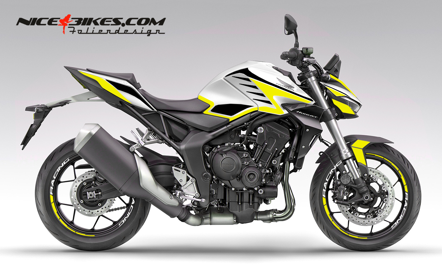 Foliendesign CB1000 Hornet Yellow