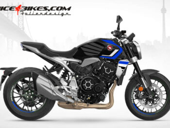 Foliendesign Honda CB1000R 2023-S Racing Blue