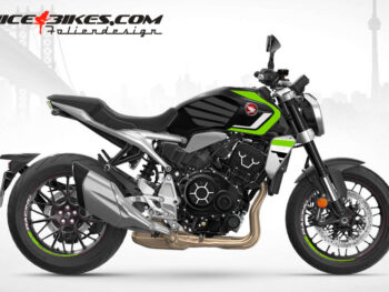 Foliendesign Honda CB1000R 2023-S Limegreen