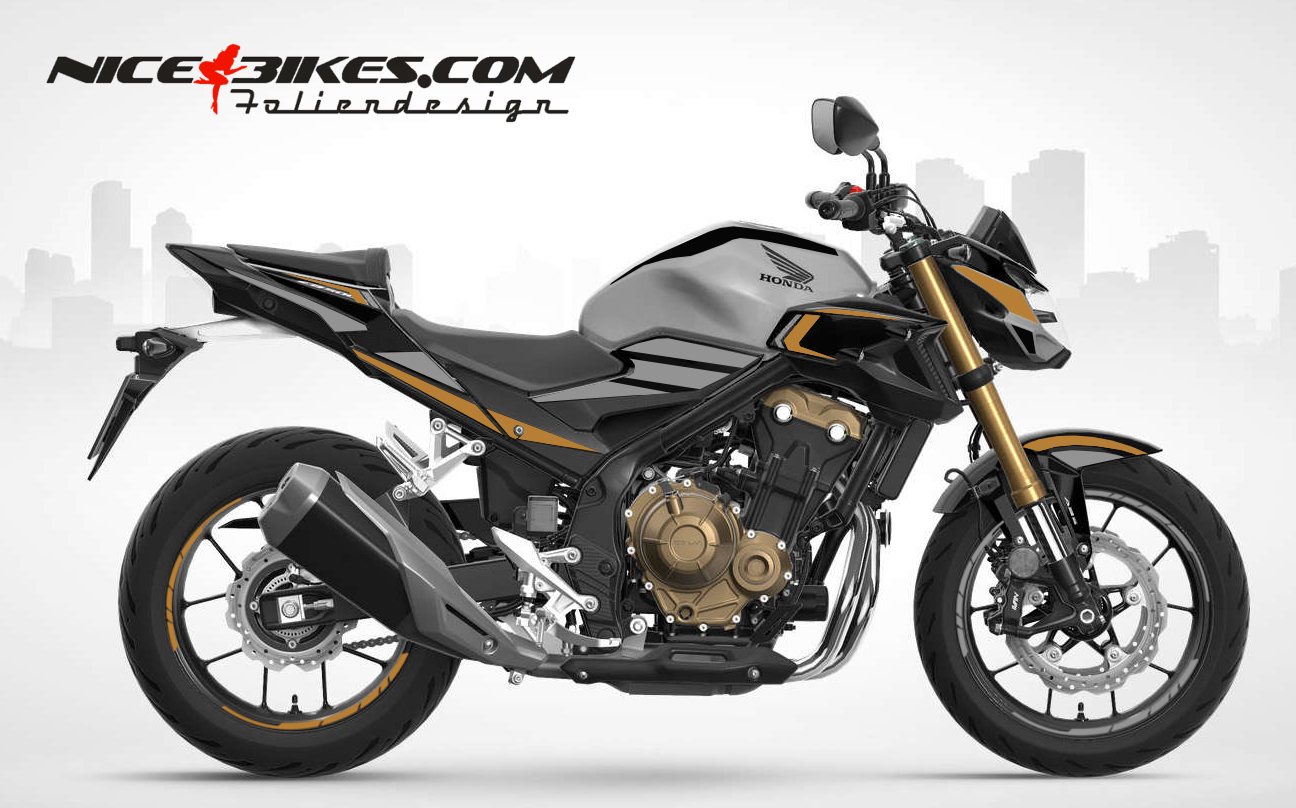 Foliendesign Honda CB500F 2023 Olympic Gold