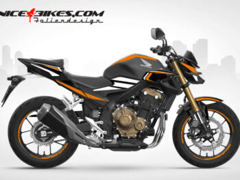 Foliendesign Honda CB500F 2023-S Evil Orange