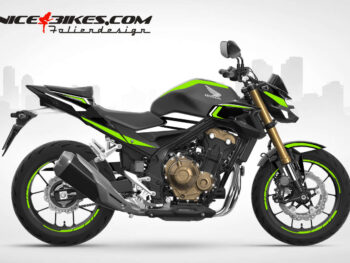 Foliendesign Honda CB500F 2023-S Limegreen