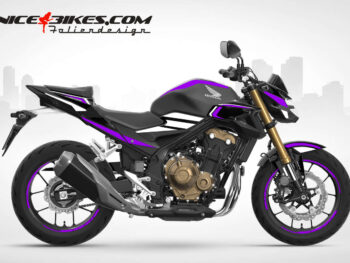Foliendesign Honda CB500F 2023-S Manga Violett