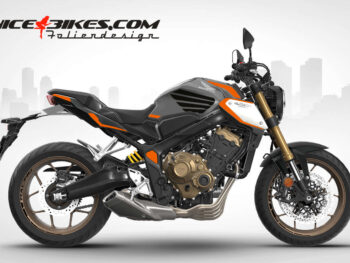 Foliendesign Honda CB650R 2023-G Evil Orange