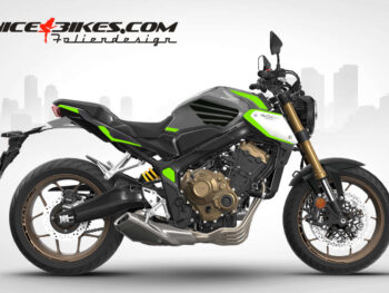Foliendesign Honda CB650R 2023-G Limegreen