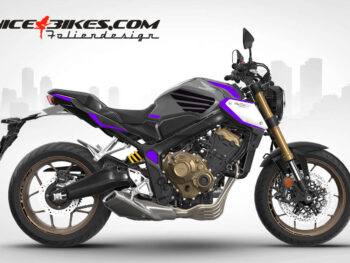 Foliendesign Honda CB650R 2023-S Manga Violett