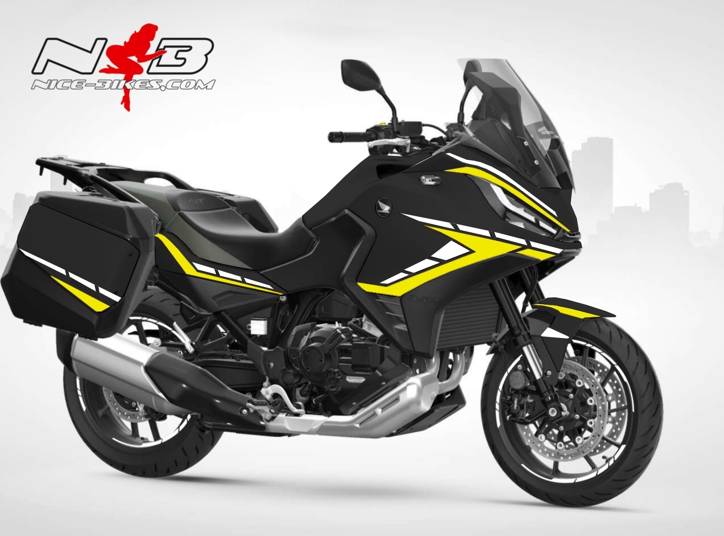 Foliendesign Honda NT1100 2023 Hornet Yellow