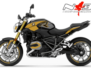 BMW R1200R Edition gold auf schwarzer Maschine 2018