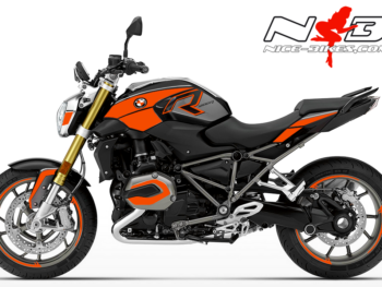 BMW R1200R Edition orange auf schwarzer Maschine 2018