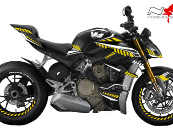 Foliendesign DUCATI Streetfighter ab 2021 Inferno Edition Hornet Yellow