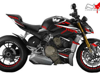 Foliendesign DUCATI Streetfighter ab 2021 Inferno Edition Racing Red
