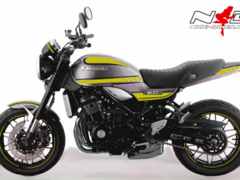 Foliendesign Kawasaki Z900 RS Bj. 2020 Hornet Yellow