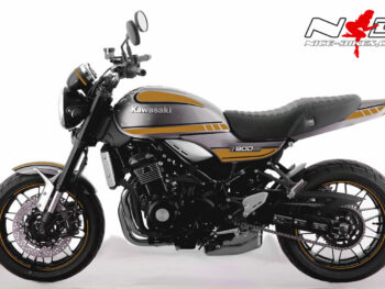Foliendesign Kawasaki Z900 RS Bj. 2020 Olympic Gold