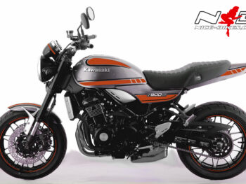 Foliendesign Kawasaki Z900 RS Bj. 2020 Evil Orange