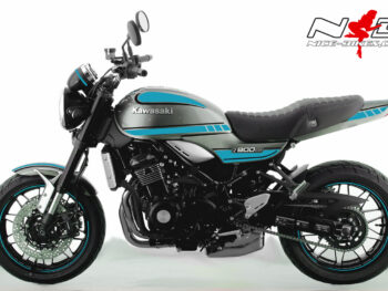 Foliendesign Kawasaki Z900 RS Bj. 2020 Light Blue