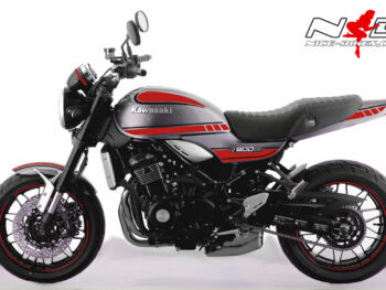 Foliendesign Kawasaki Z900 RS Bj. 2020 Racing Red