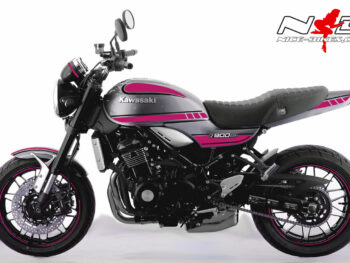 Foliendesign Kawasaki Z900 RS Bj. 2020 Magic Himbeer