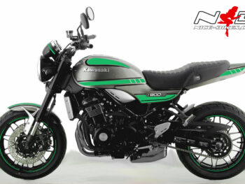 Foliendesign Kawasaki Z900 RS Bj. 2020 Mint Blue