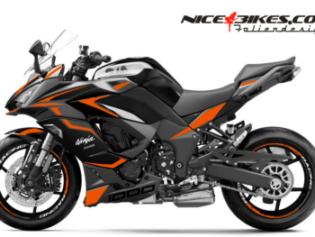 Foliendesign Ninja 1000SX 2025 Evil Orange