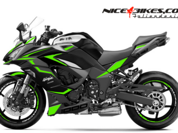 Foliendesign Ninja 1000SX 2025 Limegreen