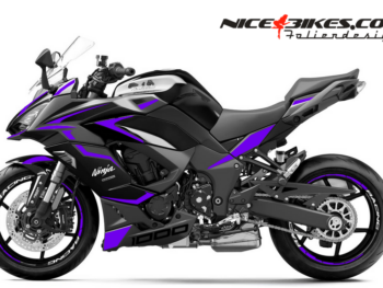 Foliendesign Ninja 1000SX 2025 Manga Violett