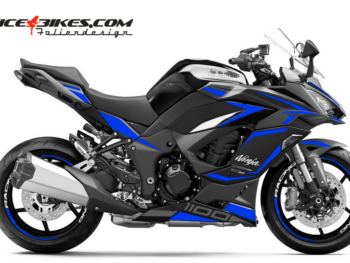 Foliendesign Ninja 1100SX 2025 Racing Blue