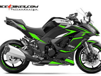 Foliendesign Ninja 1100SX 2025 Limegreen