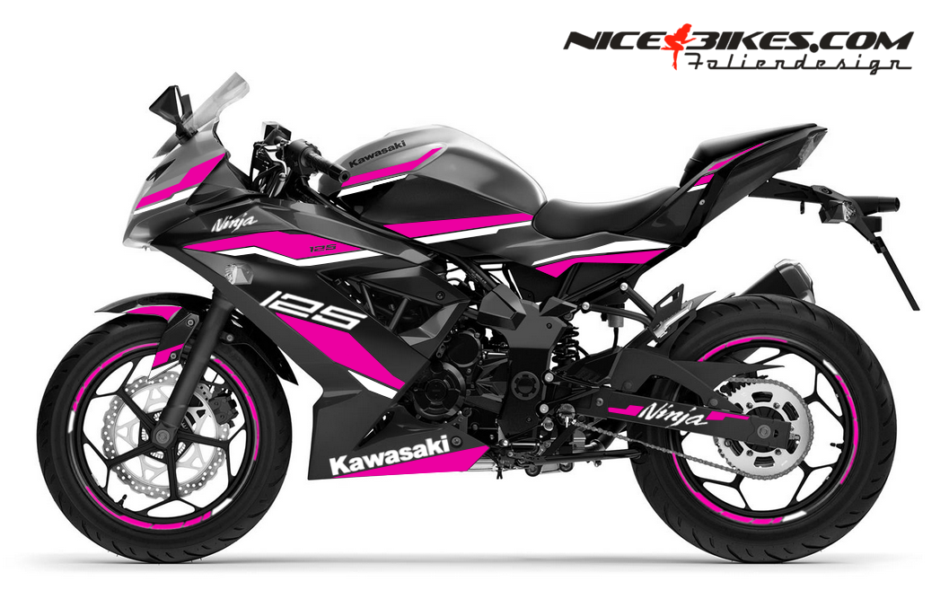 Kawasaki Ninja 125 2025 Pretty Pink