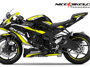 Ninja ZX-6R Foliendesign 2025-26 Hornet Yellow