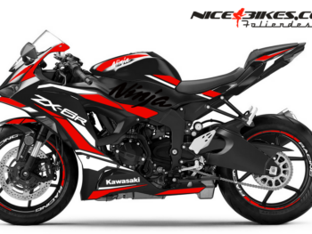 Ninja ZX-6R Foliendesign 2025-26 Racing Red