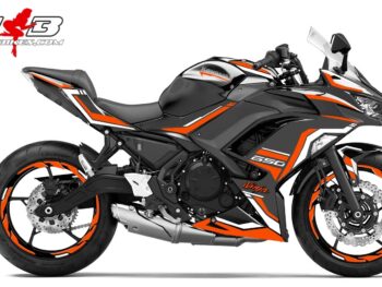 Foliendesign Ninja 650  Evil Orange